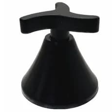 Acabamento Registro Banheiro Trizeta Preto Black Padrão DOCOL 1/2 3/4 1'' Luxo