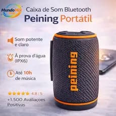 Caixa de Som Bluetooth Peining Portátil