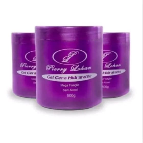 Gel Cera Hidrantante Pierry Lohan ( kit 3 unidades de 500g cada )