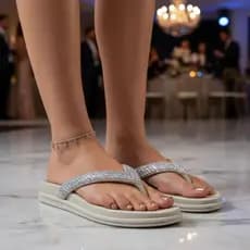 Chinelo Anatômico Ortopédico Beira Rio Festas Sociais Noiva