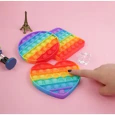 Atacado Tiktok  Pop Its Redondo Fidget Toy Push Bubble Alivio Do Estresse Para Crianças Pop It