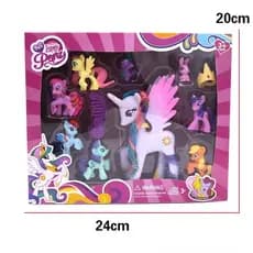 Atacado My Little Pony Dress Up Color Box Universo Princesa Pesadelo Lua Violeta Yue Yun Yunbao Boneca de presente infantil
