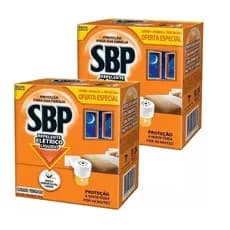 Kit Inseticida Elétrico Sbp 45 Noites 2 Aparelho + 2 Refil