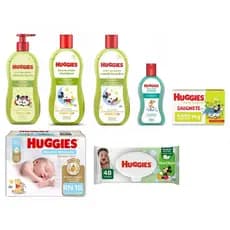 Kit Huggies De Higiene Chá De Camomila Livre De Lágrimas - 7 Ites
