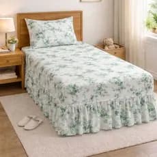 Cobre Leito Eleganci Solteiro 2 Perças  400 Fios – Conforto e Praticidade para o Seu Quarto