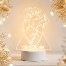 Luminária LED Personalizada para Consultório | Acrílico Gravado a Laser