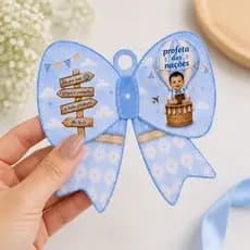 Tag Personalizada Formato Laço 7x5cm | Lembrancinha Festa Infantil