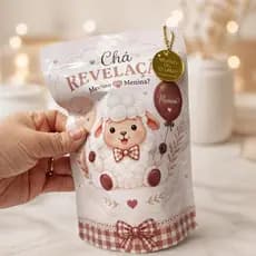 Embalagem Metalizada Premium Personalizada com Tag Acrílica