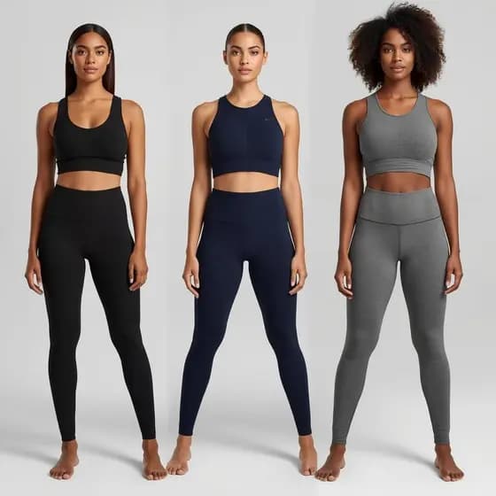 Calça Legging Moda Feminina Suplex Moda Academia Fitness Treino Compressão Cós Alto Esportiva Casual