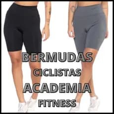 KIT 2 BERMUDAS Shorts Legging, Leg em Suplex, Não Fica Transparente Moda Feminina e Academia