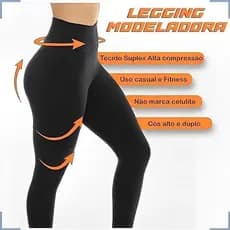 Calça Legging Grossa Calça, Costura Reforçada Tecido Premium, Academia, Social, ou Casual, Cós Alto