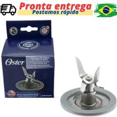 Lâmina De 4 Facas Inox Para Liquidificador Oster (COM ANEL)