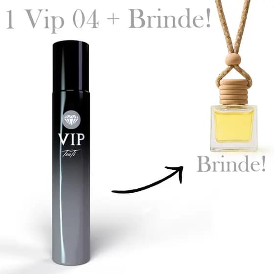 Perfume Vip Touti 04 Silver Fragrancia Scent + Briinde (Cheirinho aromatizador de ambiente ou carro)
