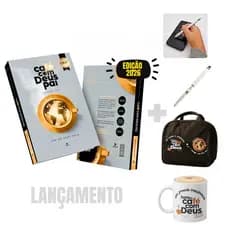 Kit Devocional Café Com Deus Pai + Bolsa Termica+caneca+caneta 2em1
