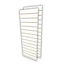 Painel canaletado 180x60 Branco mdf canaletado E-nichos