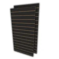 Painel canaletado 180x90 Preto mdf canaletado E-nichos