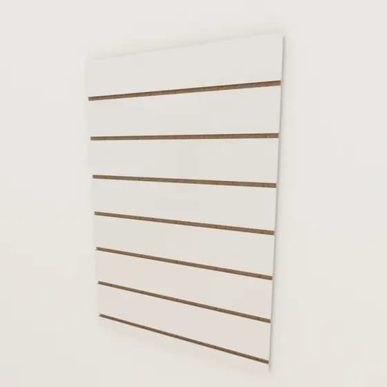 Expositor mdf painel canaletado 90x60 Branco kit painel canelado painel mdf loja E-nichos