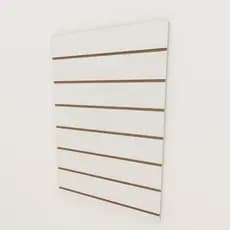 Expositor mdf painel canaletado 90x60 Branco kit painel canelado painel mdf loja E-nichos