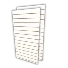 Painel canaletado 180x90 Branco mdf canaletado E-nichos