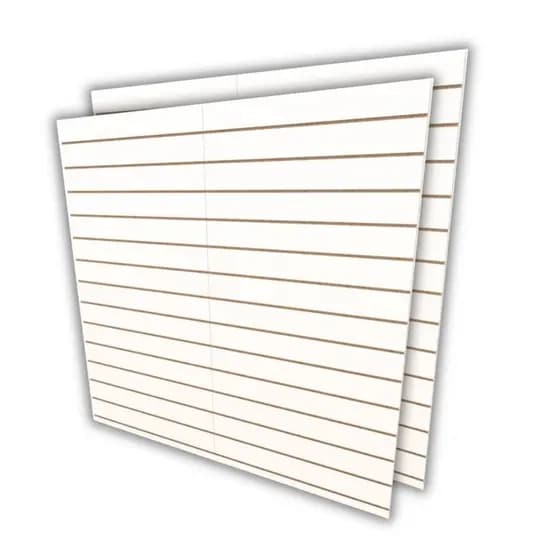 Painel canaletado 180x180 Branco mdf canaletado E-nichos