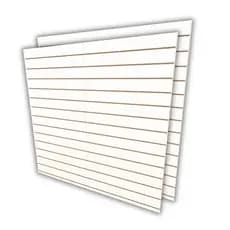 Painel canaletado 180x180 Branco mdf canaletado E-nichos