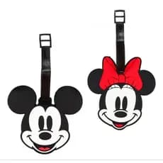 Etiqueta Identificação Mochila e Bagagem Minnie, Mickey e Stitch