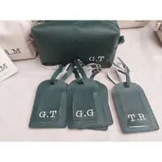 1 Tag de Mala em sintetico Personalizada..