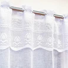 Cortina de Cozinha Renda 2,50m x 1,20m Decoração Cozinha