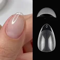 120pcs XXS Super Amêndoa Curta Capa Completa De Esculpida Dicas De Unhas Em Gel Macio Prensa Falsas Feitas À Medida Pa