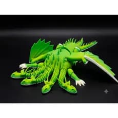 Dragão Articulado Colecionável Flexível Decorativo Fidget