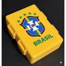 Caixa Porta Figurinhas Copa 2026 cabe mais de 200 Figurinhas– Organizador Compacto e Resistente