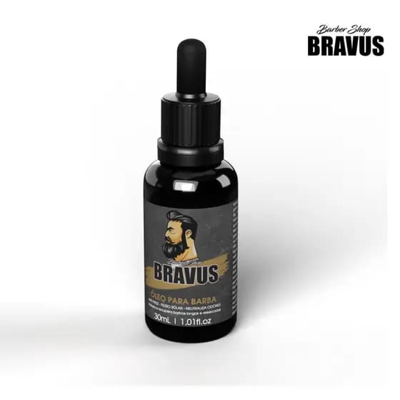 Beard Oil Bravus 30ml Óleo Para Barba #barbaforte Lenhador