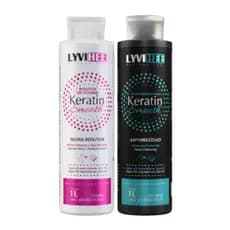 Escova Bioplástica Capilar Keratin Smooth Lyvihee 2x1000ml #superliso#NeoIntense#Superliso