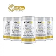 05 - LYVIHEE Pó Descolorante POWER COLOR WHITE 500G