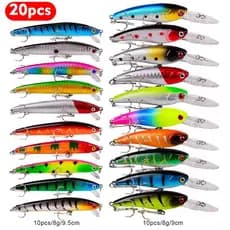 isca artificial/ pesca /iscas artificiais pesca(4-20pcs)isca kit iscas artificiais pesca  kit isca artificial para pesca,isca artificial para pesca