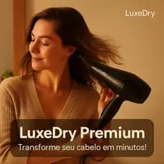 Secador de Cabelo Profissional 1800W Preto Rápido e Eficiente