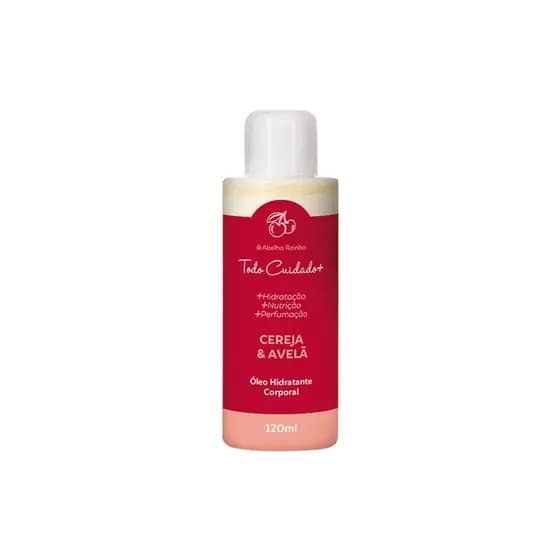 Todo Cuidado+ Oleo Corporal Cereja e Avelã 120ml Abelha Rainha
