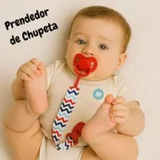 Kit 3 Prendedores de Chupeta Bico Para Bebe Baby Original Universal Menino Com Estampas Lindas