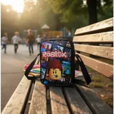 Mochila Bolsa Lateral Bag Infantil Escolar Menino ND Personagens