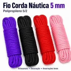 Fio Corda Náutica De Polipropileno 5/2 ( 5,00 Milímetros ) Artesanato