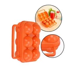 Case Rígida Porta Ovos Camping Crossfit P/06 Ovos - Laranja