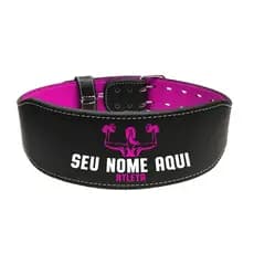 Cinturão Personalizado De Couro Musculação Academia Com Desenho Incluso Musculação E Powerlifting