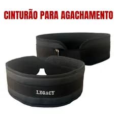 Cinturão de Academia em Couro Sintético - Musculação, Powerlifting e Crossfit - Muscular Legacy