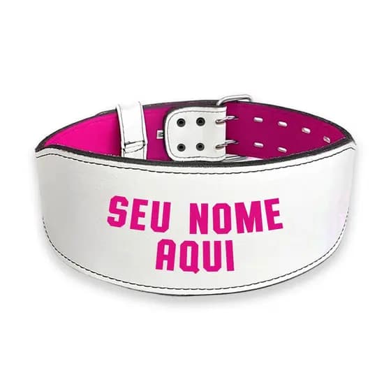 Cinturão Personalizado - Musculação Powerlifting Crossfit