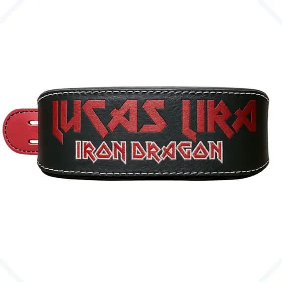 Cinturão De Couro Personalizado  Fivela Inox Super Resistente Promoção  Barato- Academia & Crossfit