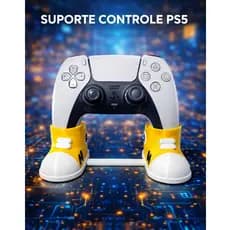 Suporte Controle PS5 Gamer – Base Decorativa para DualSense | Design Tênis