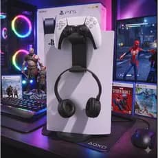Suporte Suspenso para PS5 – Fixação no Console | Suporte Seguro para Console
