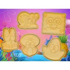 Fatiador de Biscoito Tema Bob Esponja – Cortador para Cookies e Confeitaria