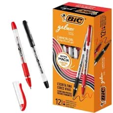 Kit com 12 Canetas Gel BIC Gelocity Original | Ponta Fina 0.5mm