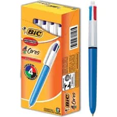 Caneta Esferográfica Bic 4 Cores Retrátil 1.0mm Com 1 Unid